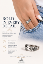 Load image into Gallery viewer, Paparazzi ♥ Buckle Bravado - Silver ♥ R568