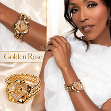 Load image into Gallery viewer, Paparazzi ♥ Blooming Background - Gold ♥ B1168