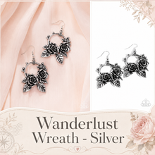 Load image into Gallery viewer, Paparazzi ♥ Wanderlust Wreath - Silver ♥ E2311