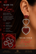 Load image into Gallery viewer, Paparazzi ♥ Couples Celebration - Red ♥ Post E2277