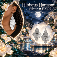 Load image into Gallery viewer, Paparazzi ♥ Hibiscus Harmony - Silver ♥ E2395