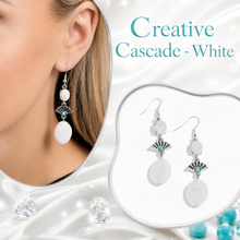 Load image into Gallery viewer, Paparazzi ♥ Creative Cascade - White ♥ E1599