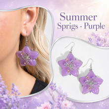 Load image into Gallery viewer, Paparazzi ♥ Summer Sprigs - Purple ♥ E1502
