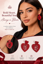 Load image into Gallery viewer, Paparazzi ♥ Showstopping Silhouette - Red ♥ Post E1690