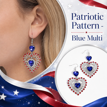 Load image into Gallery viewer, Paparazzi ♥ Patriotic Pattern - Blue Multi ♥ E1946