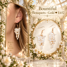 Load image into Gallery viewer, Paparazzi ♥ Bountiful Bouquets - Gold ♥ E652
