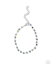 Load image into Gallery viewer, Paparazzi ♥ Chiseled Candidate Necklace &amp; Chiseled Character Bracelet - Blue Set ♥ S155