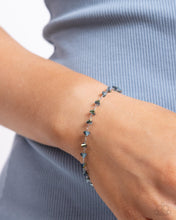 Load image into Gallery viewer, Paparazzi ♥ Chiseled Candidate Necklace &amp; Chiseled Character Bracelet - Blue Set ♥ S155