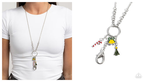 Paparazzi ♥ Christmas Morning - Multi ♥ Lanyard N2496