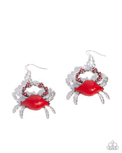 Load image into Gallery viewer, Paparazzi ♥ Colorful Crab - Red ♥ E1850