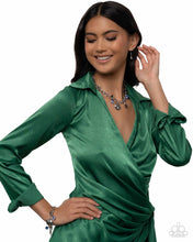 Load image into Gallery viewer, Paparazzi ♥  Seesaw Statement Necklace &amp; Seesaw Shimmer Bracelet - Blue  ♥ 2-Piece Set S178