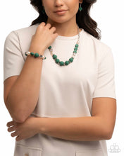 Load image into Gallery viewer, Paparazzi ♥And Just Like That... - Necklace &amp;  Like-Minded Bracelet - Green Set ♥ S183