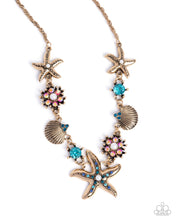 Load image into Gallery viewer, Paparazzi ♥ Starfish Song Necklace &amp; Starfish Single Bracelet  ♥ S210