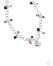 Load image into Gallery viewer, Paparazzi ♥ Seesaw Statement Necklace &amp; Seesaw Shimmer Bracelet - Purple Set ♥ S184