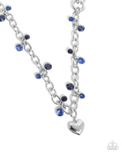 Load image into Gallery viewer, Paparazzi ♥  Seesaw Statement Necklace &amp; Seesaw Shimmer Bracelet - Blue  ♥ 2-Piece Set S178
