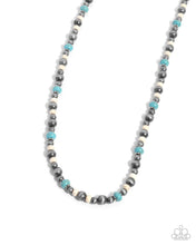 Load image into Gallery viewer, Paparazzi ♥ Southwestern Story Necklace &amp; Southwestern Surprise Bracelet - Blue Set ♥ S205