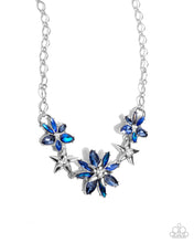 Load image into Gallery viewer, Paparazzi ♥ Floral Feature Necklace &amp; Floral Factor Bracelet - Blue Set ♥ S202