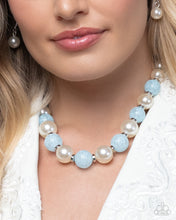 Load image into Gallery viewer, Paparazzi ♥ Lacy Lady Necklace &amp;  Lacy Leisure Bracelet - Blue ♥ 2-Piece Set S176