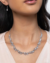 Load image into Gallery viewer, Paparazzi ♥ Leafy Lady Necklace &amp; Leafy Lass Bracelet -  White Set ♥ S179