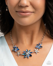 Load image into Gallery viewer, Paparazzi ♥ Floral Feature Necklace &amp; Floral Factor Bracelet - Blue Set ♥ S202