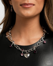 Load image into Gallery viewer, Paparazzi ♥ Seesaw Statement Necklace &amp; Seesaw Shimmer Bracelet - Purple Set ♥ S184