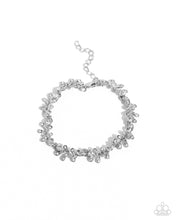 Load image into Gallery viewer, Paparazzi ♥ Leafy Lady Necklace &amp; Leafy Lass Bracelet -  White Set ♥ S179