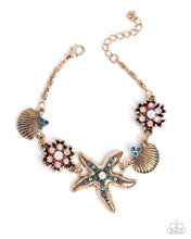 Load image into Gallery viewer, Paparazzi ♥ Starfish Song Necklace &amp; Starfish Single Bracelet  ♥ S210