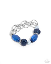 Load image into Gallery viewer, Paparazzi ♥ Pearly Patron Necklace &amp; Pearly Passenger Bracelet - Blue Set  ♥ S192