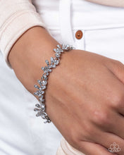 Load image into Gallery viewer, Paparazzi ♥ Leafy Lady Necklace &amp; Leafy Lass Bracelet -  White Set ♥ S179