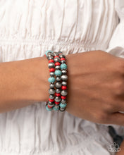 Load image into Gallery viewer, Paparazzi ♥  Southwestern Story Necklace &amp; Southwestern Surprise Bracelet - Multi Set ♥ S197