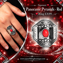 Load image into Gallery viewer, Paparazzi ♥ Panoramic Pyramids - Red ♥ Ring EX99