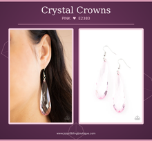 Load image into Gallery viewer, Paparazzi ♥ Crystal Crowns - Pink ♥ E2383