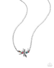 Load image into Gallery viewer, Paparazzi ♥ Dragonfly Deed - Necklace ♥ N2578