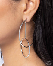 Load image into Gallery viewer, Paparazzi ♥ Dreaming of Hoops - Silver ♥ Post E1840