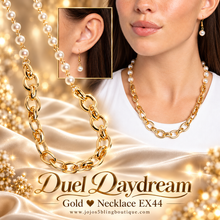 Load image into Gallery viewer, Paparazzi ♥ Duel Daydream - Gold ♥ Necklace EX44