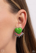 Load image into Gallery viewer, Paparazzi ♥ Spring Story - Green ♥ Clip-On E1147
