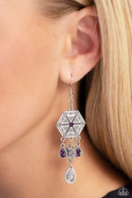 Load image into Gallery viewer, Paparazzi ♥ Dreamcatcher Delight - Purple ♥ E1215