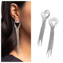 Load image into Gallery viewer, Paparazzi ♥ Elongated Effervescence - White ♥ Post E1300