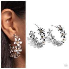 Load image into Gallery viewer, Paparazzi ♥ Floral Flamenco - Silver ♥ Post E1315