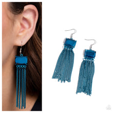 Load image into Gallery viewer, Paparazzi ♥ Dreaming Of TASSELS - Blue ♥ E1319