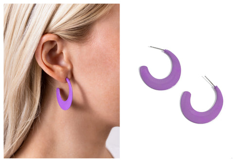 Paparazzi ♥ Fun-Loving Feature - Purple ♥ Post E1326