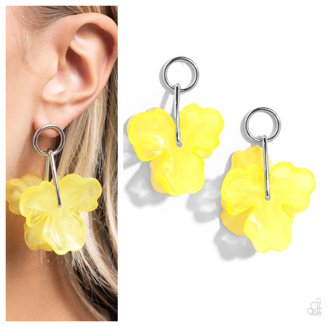 Paparazzi ♥ Glassy Garden - Yellow ♥ Post E1353