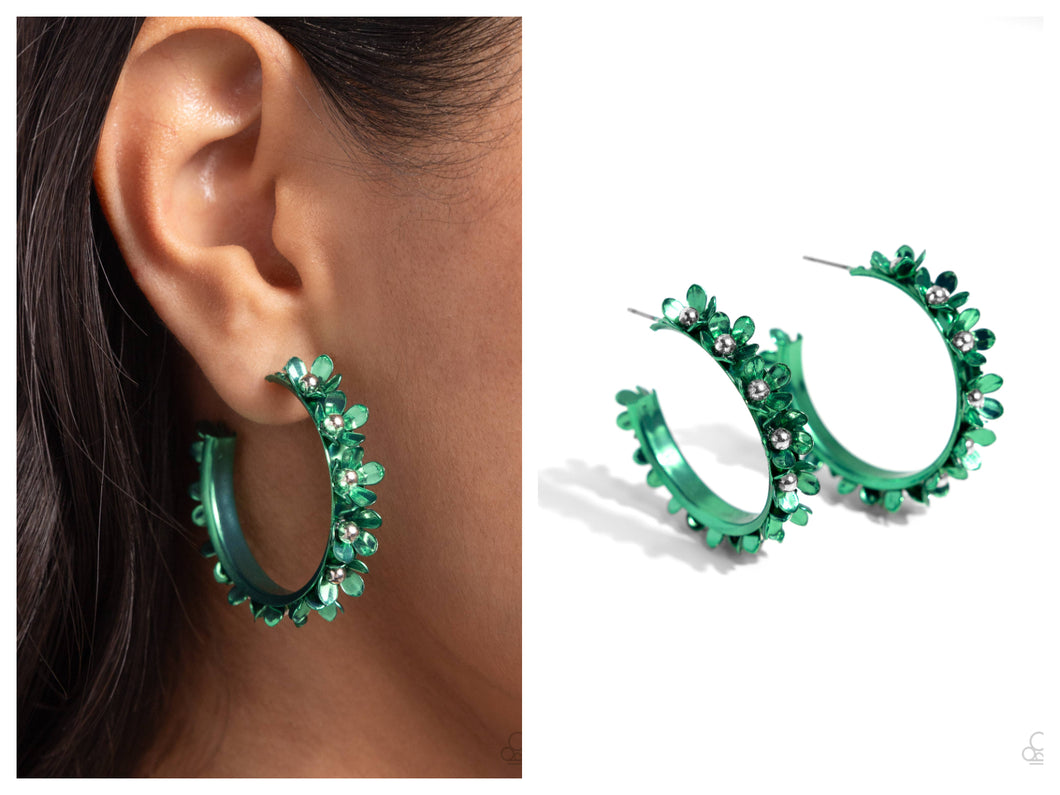 Paparazzi ♥ Fashionable Flower Crown - Green ♥ E1383