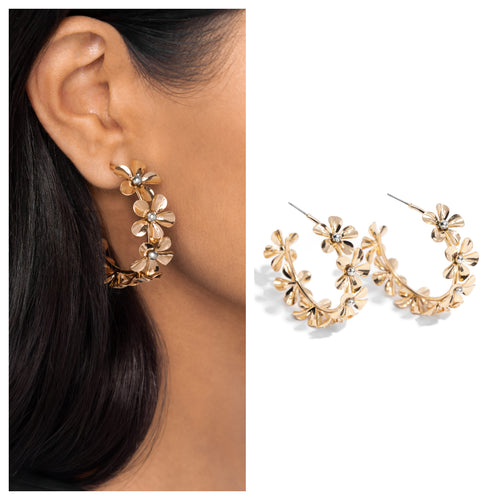 Paparazzi ♥ Floral Flamenco - Gold ♥ E1398