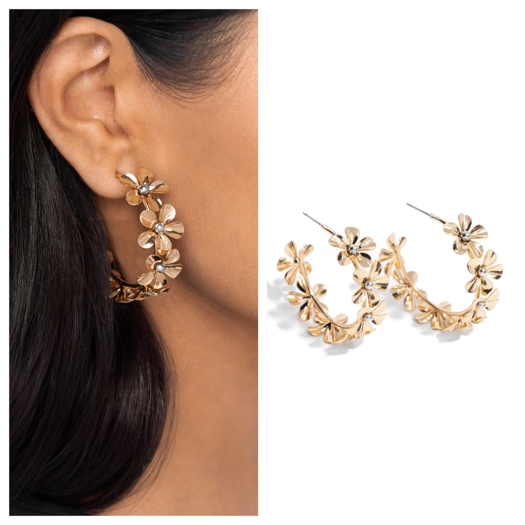 Paparazzi ♥ Floral Flamenco - Gold ♥ E1398