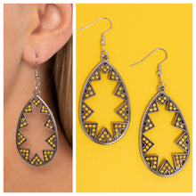 Load image into Gallery viewer, Paparazzi ♥ Wildly Wonderous - Yellow ♥ E1408