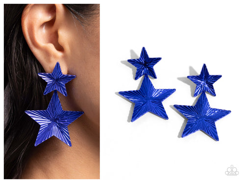 Paparazzi ♥ Patriotic Promise - Blue ♥ Post E1440