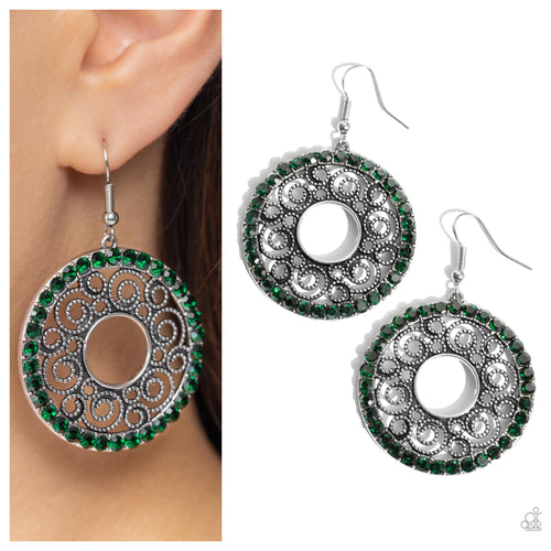 Paparazzi ♥ Whirly Whirlpool - Green ♥ E1446