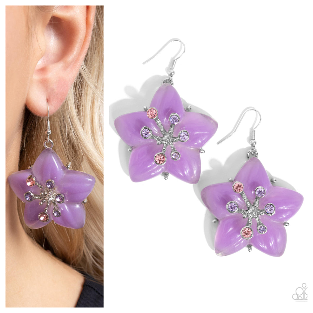 Paparazzi ♥ Summer Sprigs - Purple ♥ E1502