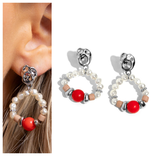 Paparazzi ♥ Swirl Selfie - Red ♥ Post E1503